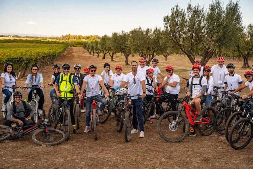 Personal branding con gruppo bici